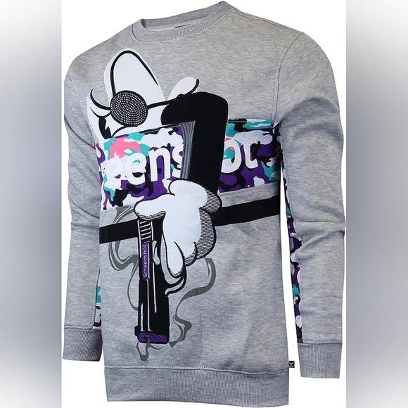 Other - New Mens Live Graffiti Artist Fleece Sweater Multiple Sizes